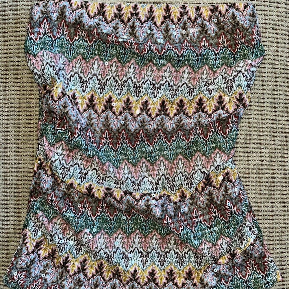 Colorful Patterned Knit Top